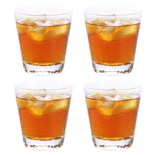 KKC Whisky Glasses set of 4 ,Old Fashioned Whiskey Glasses,Set of 4, 7 oz