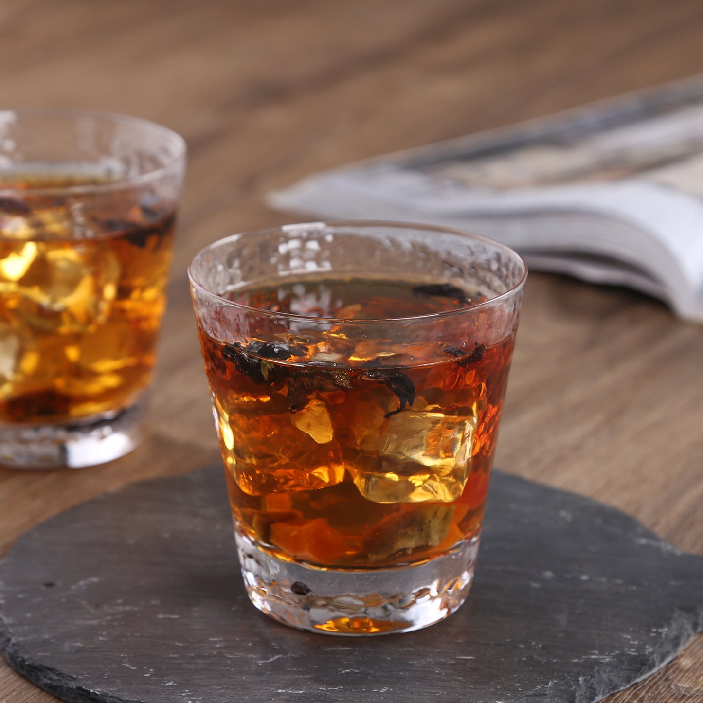 KKC Whisky Glasses set of 4 ,Old Fashioned Whiskey Glasses,Set of 4, 7 oz