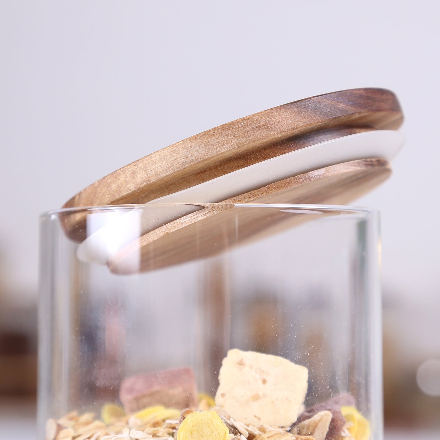 KKC HOME ACCENTS Airtight Glass Coffee Bean Storage Container, 39 Floz,Pack of 2
