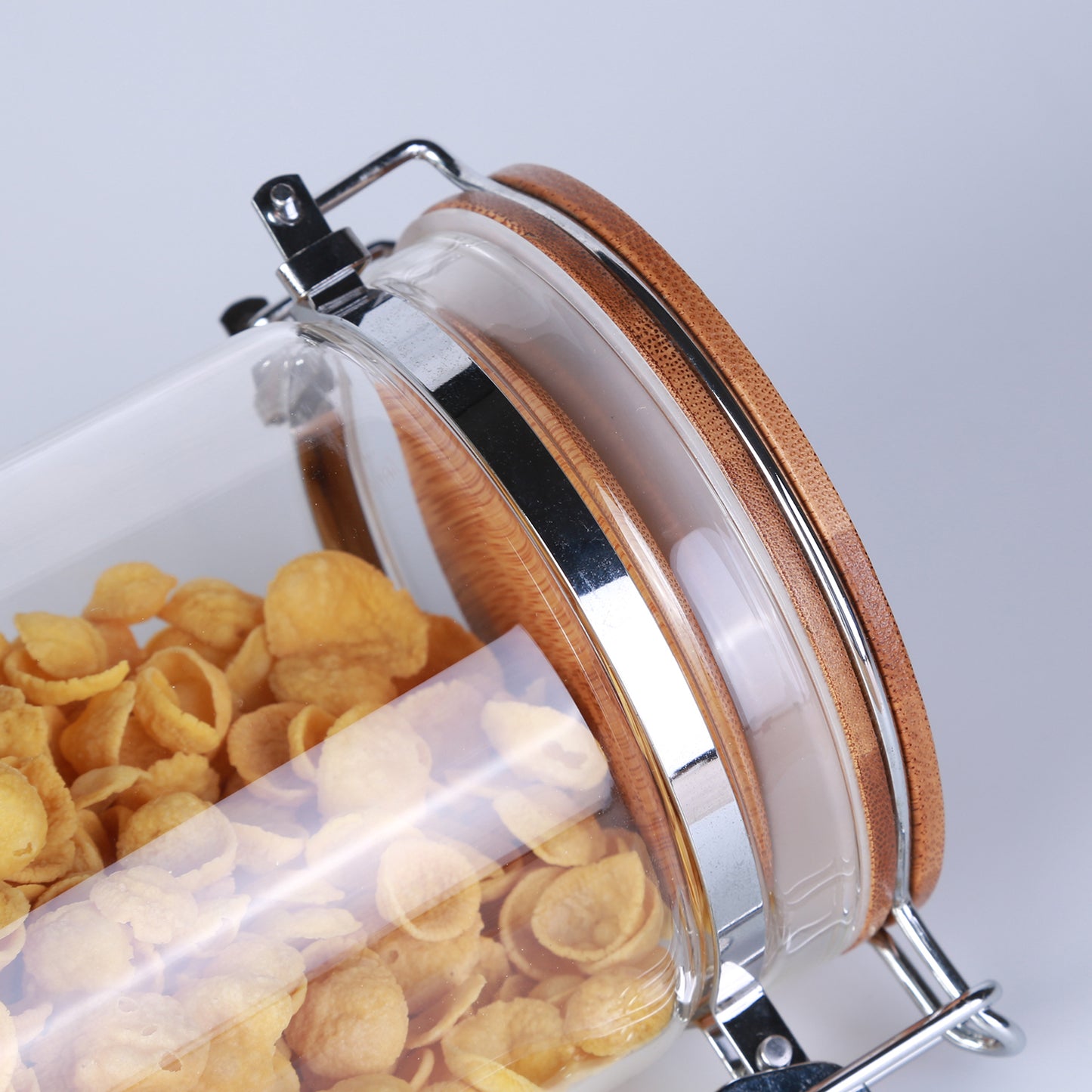 KKC Home Accents Glass Airtight Coffee Bean Storage Container with spoon, 40 FLoz (1200 ML)