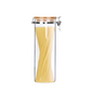 KKC Tall Glass Pasta Storage Container with Hinged Lid, 68 Floz