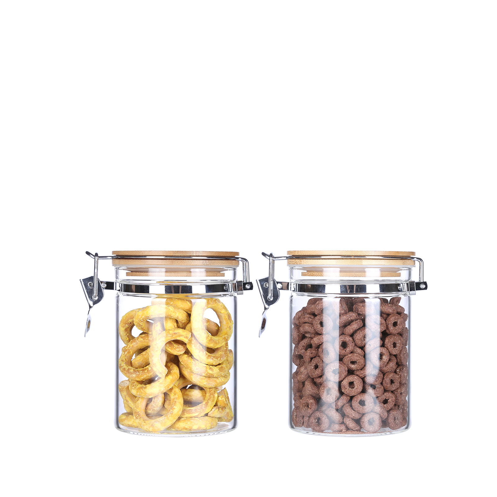 KKC Glass Storage Jars with Airtight Lids,27 Floz (800 ML x 2) – kkcger