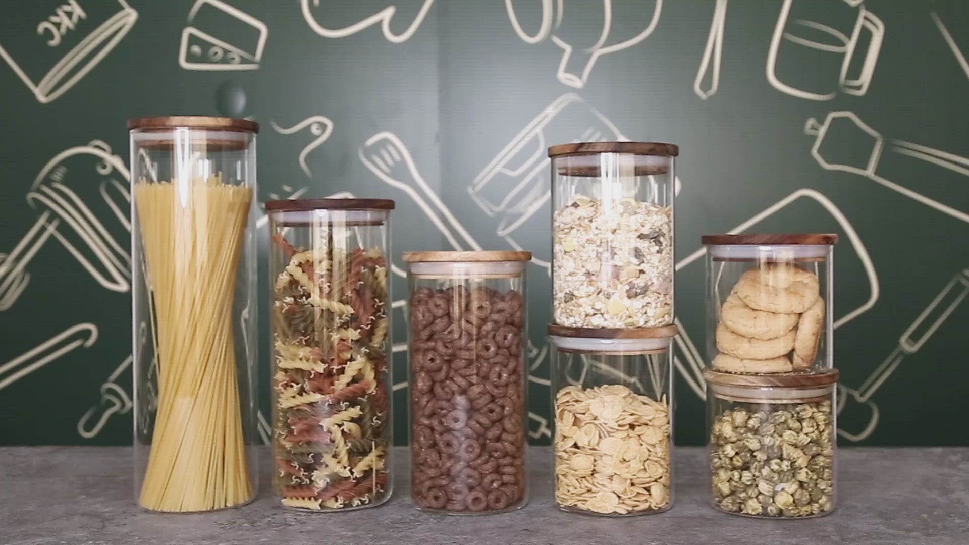 Storage Glass Jars by Fleck