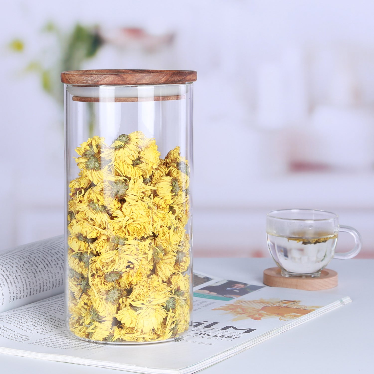 KKC HOME ACCENTS Clear Glass Cookies Jars with Airtight Lids,Airtight  cookie jars with Locking Clamp Lids for Kitchen Counter,Large Sealed Glass  Jars