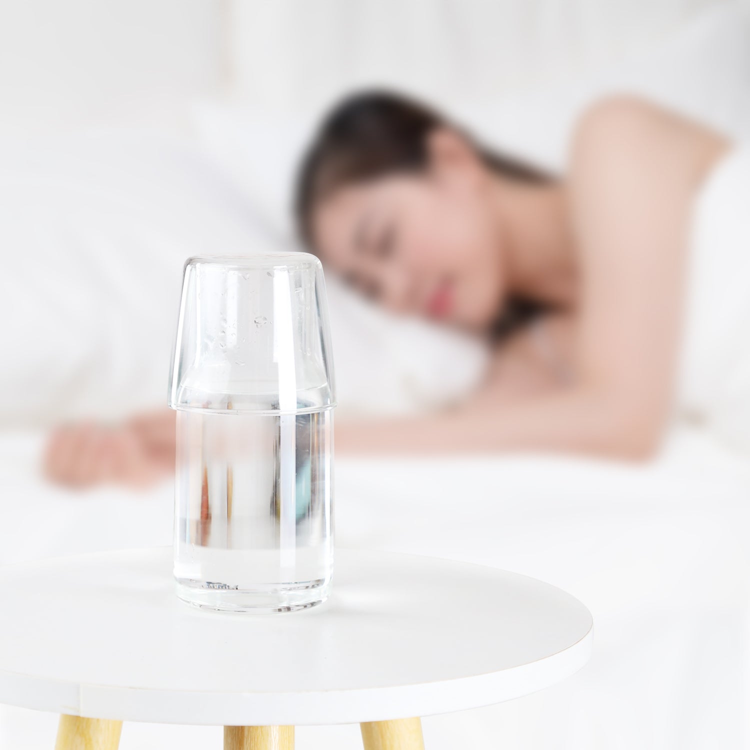 KKC HOME ACCENTS Bedside Water Carafe Set with Tumbler Glass Set for B kkcger